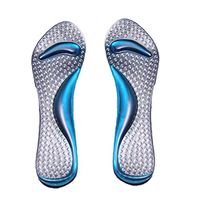 XENO-Soft Silicone Gel Shoes Cushion Foot Care Shoes Insert Pad Sole Insole(blue)