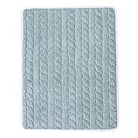 Liveinu Plush Fleece Incontinence Underpads Waterproof Reusable Incontinence Bed Pad Washable Incontinence Underpads 8 Cups Absorbency Mattress Protector for Adults, Kids and Pets Green 15.6"x23"