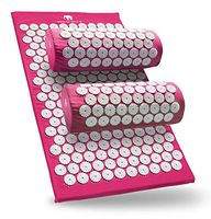Bed of Nails Original Acupressure Pillow and Mat Bundle, Pink