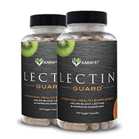 KaraMD Lectin Guard (Multi-Unit Packs) | Doctor Formulated Natural & Concentrated Lectin Blocking Digestive Supplement | Complete Intestinal Health for Men & Women | Non-GMO & Vegan Friendly Capsules