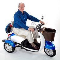 EW-11 Sport Scooter Euro Style Design Blue