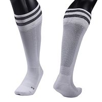 Meso Children's 1 Pair Ultra Comfortable Lightweight and Breathable Knee High Sports Crew Socks Performance Sports Long Socks Size S(White)