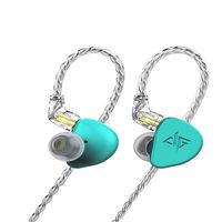 OKCSC F300 in Ear Monitor Dynamic Driver HiFi Earphone,Noise Canceling Earbud Headphones with Detachable 2 Pin Cable(Green)