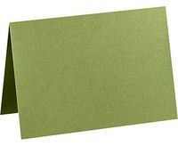 A2 Folded Card (4 1/4 x 5 1/2) - Avocado Green (50 Qty.)