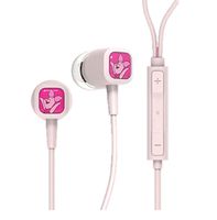 Character Earphone - Piglet - Compatible with iPhone and Android Phones - Microphone - Hands-Free Earbuds - 1.2m Long - 3.5mm Plug