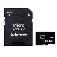 High Speed 64GB SD Micro Card Class 10 Memory Card with Free Adapter, 64 GB Micro Memory SD Card for Camcorder, Mobile Camera, Mobile Phone, PSP Memory Card and Car Driving Record