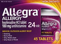 Allegra 24 Hour Capsule, 45 ct