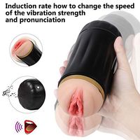Male Electric Massager Kit with Powerful Vibrating and Girl's Môans Tool, Gift for Boyfriend Husband Sexy Underwear Toy for Men