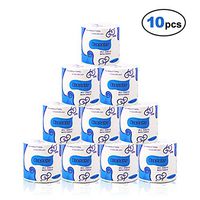 onegoodcar Toilet Paper Utra Soft Toilet Tissue 3PLY Hollow Replacement Roll Paper Bath Tissue - Strong & Highly Absorbent Toilet Paper Roll Paper Towel Easy Degrade (10 rolls)