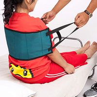 Padded Non-Slip Transfer Belt, Stand Assist Buttock Medical Strap, Patience Safety Transition Band Provides Guaranteed Safer Transfer from Lifting, Car, Wheelchair and Bed
