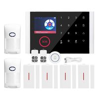 Festnight CS108 WiFi+GSM+GPRS 3 in 1 Network Intelligent Voice Home Alarm System 433MHz Home Secure Door Bell SmartAlertor