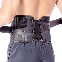 Back Braces for Lower Back Pain with Pulley System for Women and Men - Lumbar Support Belt for Herniated Disc, Sciatica, Scoliosis, Spinal Stenosis - Adjustable Straps and Breathable Mesh (XL)