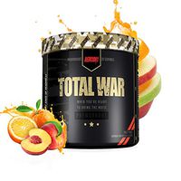 RedCon1 Total War (Newly Formulated) | Pre Workout Energy Powder, Caffeine, Citrulline Malate, Beta-Alanine, Agmatine, Taurine, Caffeine, Nitric Oxide | 30 Serving (Fruit Punch)