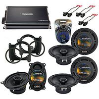 Compatible with Chevy S-10 Blazer 1995-1997 OEM Speaker Upgrade Harmony R46 R65 & CXA300.4 Amp (Renewed)