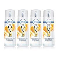 Febreze One Fabric and Air Freshener Mist Refills, Mandarin Scent, (4 count, 10.1 fl oz)
