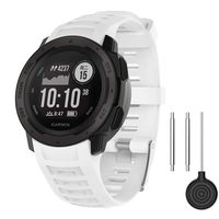 QGHXO Band for Garmin Instinct, Soft Silicone Replacement Watch Band Strap for Garmin Instinct GPS Smart Watch (No Tracker)