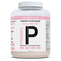 PROMIX: Undentured Vegan Protein.Organic Chocolate 25G PROTEIN/ 1G Net Carbs/ 5.3G BCAA/ 26% Daily Value of Iron. Non-GMO, Gluten-Free, Non-Dairy, Paleo-friendly. 1lb Bulk