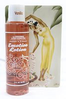 Edible Water Basesd Original Flavored Warming Massage Oil VANILLA by Emotion Lotion 4oz