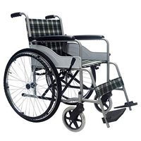 JUFU Wheelchair Full Steel Reinforced Frame Lightweight Folding Pneumatic Tire Old Man Scooter |