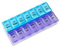 MEDca Weekly Pill Organizer, Twice-a-Day, 1 Pill Organizer