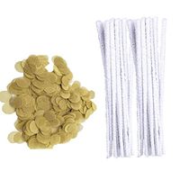 VideoPUP Tobacco Smoking Pipe Cleaning Filter Set,100 PCS Tobacco Pipe Cleaners,50 PCS 60 Mesh 3/4 Inch Brass Pipe Screens Premium Tobacco Smoking Pipe Screen Filters,Tobacco Pipes Accessories