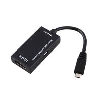 Geekercity MHL Micro USB to Hdmi Adapter Converter Cable 1080p HDTV for Samsung Galaxy S2, Note 4, HTC M8, HTC One