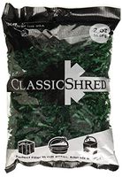 SPRING-FILL C2OZFGHS-P Paper Shred, 2 oz, Forest Green