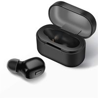 sandinged Mini Wireless Earbuds Auto Pairing in-Ear Single Ear Earphone with Charging Case Earbud Headphones