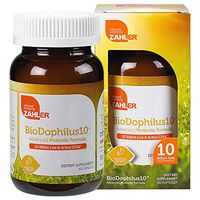 Zahler Biodophilus10, All Natural Advanced Probiotic Acidophilus Supplement, Promotes Digestive Health, 10 Billion Live Cultures and Intestinal Flora Per Serving, Certified Kosher, 60 Capsules