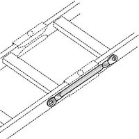 Black Box Ladder Rack Grounding Kit, 8' Braided Copper Strap