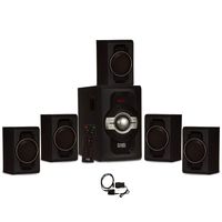 Acoustic Audio AA5240 Home Theater 5.1 Bluetooth Speaker System with USB and Optical Input