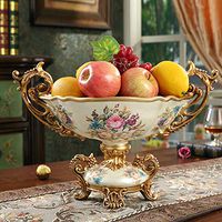 T-ZJHC European Paper Tray Living Room Coffee Table Remote Control Storage Box Bedroom Multi-Function Tissue Box, bina Fruit Bowl