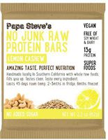 Papa Steve's No Junk Raw Protein Bars,Lemon Cashew 2.2 Oz, 10 Count