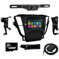 DVD GPS Navigation Bluetooth Radio and Dash Kit for Acura TL 2009-2014 with Back Up Camera (Radio Kit with Backup Camera)