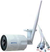 Microseven 5MP UltraHD 2560x1920 WiFi Two-Way Audio, Alexa, Wide Angle,SD Slot,Indoor/Outdoor Day&Night Bullet Security IP Camera, H.265 Human Detection, FTP,Cloud,Web GUI, Apps,VMS,ONVIF,Broadcasting