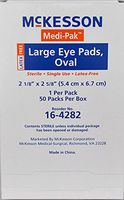 EYE PAD OVAL ST BX/50 MCK BRAND
