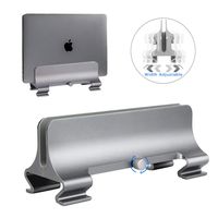 Vertical Laptop Stand [Adjustable Size],Syslux Adjustable Laptop Holder Desktop Stand with Compatible All MacBook/Surface/Lenovo/Dell/Gaming Laptops(Up to 17.3 inch)