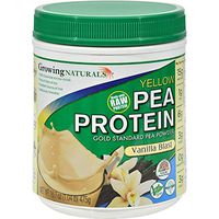 2Pack! Growing Naturals Yellow Pea Protein - Vanilla Blast - 16 oz