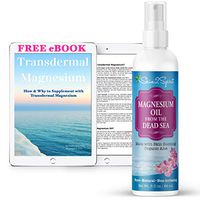 Vanilla SEA Salt Spray | Magnesium Oil | 8 OZ | from Dead SEA | 100% Pure | Aloe for Less Itch | Anxiety, Sleep, Restless Legs, Migraines, Joint Pain, PMS and More! | Free eBook!