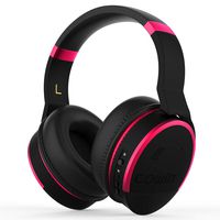 COWIN E8 [Upgraded] Active Noise Cancelling Headphones Bluetooth Headphones with Microphone Deep Bass Wireless Headphones Over Ear, Great Audio for Travel/Work/TV/Computer/Cellphone, Rose