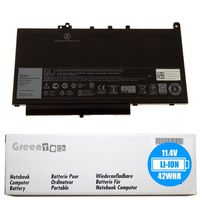 New 7CJRC battery for Dell Latitude E7270, Latitude E7470 - GreenTech 11.4V 42Whr 3-Cell Primary Battery 21X15 021X15