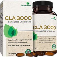 Futurebiotics CLA 3000 Extra High Potency – Naturally Supports Healthy Weight Management, Increase Lean Muscle Mass - Non-Stimulating Conjugated Linoleic Acid, Non GMO, Gluten Free, 120 Softgels