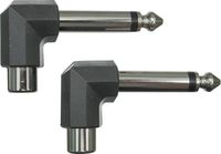 Livewire 1/4"-1/4" Right Angle-RCA Adapter