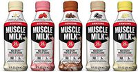 Muscle Milk Genuine Non Dairy Protein Shake, 5 Flavor Variety Pack, 25g Protein, 14 FL OZ (Pack of 10)