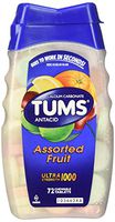 Tums Ultra Strength 1000 72 Tablets