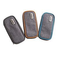 Portable Insulin Cooler Bag Diabetic Organizer Medical Travel Cooler Pack + 2 Ice Pack (Blue)