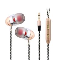 Hoostars In Ear Earphones, Headphones, Earbuds with Microphone, Aluminum Casing Stereo Sound with Strong Bass for Smart Phones / Tablets / Laptop PCs / Mac / MP4 / PS4