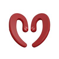 JonerytimeQ25TWS Dual Bone Conduction Wireless BT 4.2 Headset Stereo Sports Headphone Universal (red)