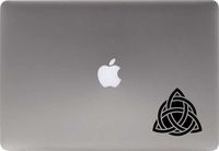 Symbol Celtic Hope Version 2 Vinyl Decal Sticker for Computer MacBook Laptop Ipad Electronics Home Window Custom Walls Cars Trucks Motorcycle Automobile and More (Black)