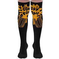Sunday Fun Day Beer Drinking Over-The-Calf Adult Knee Thigh Socks